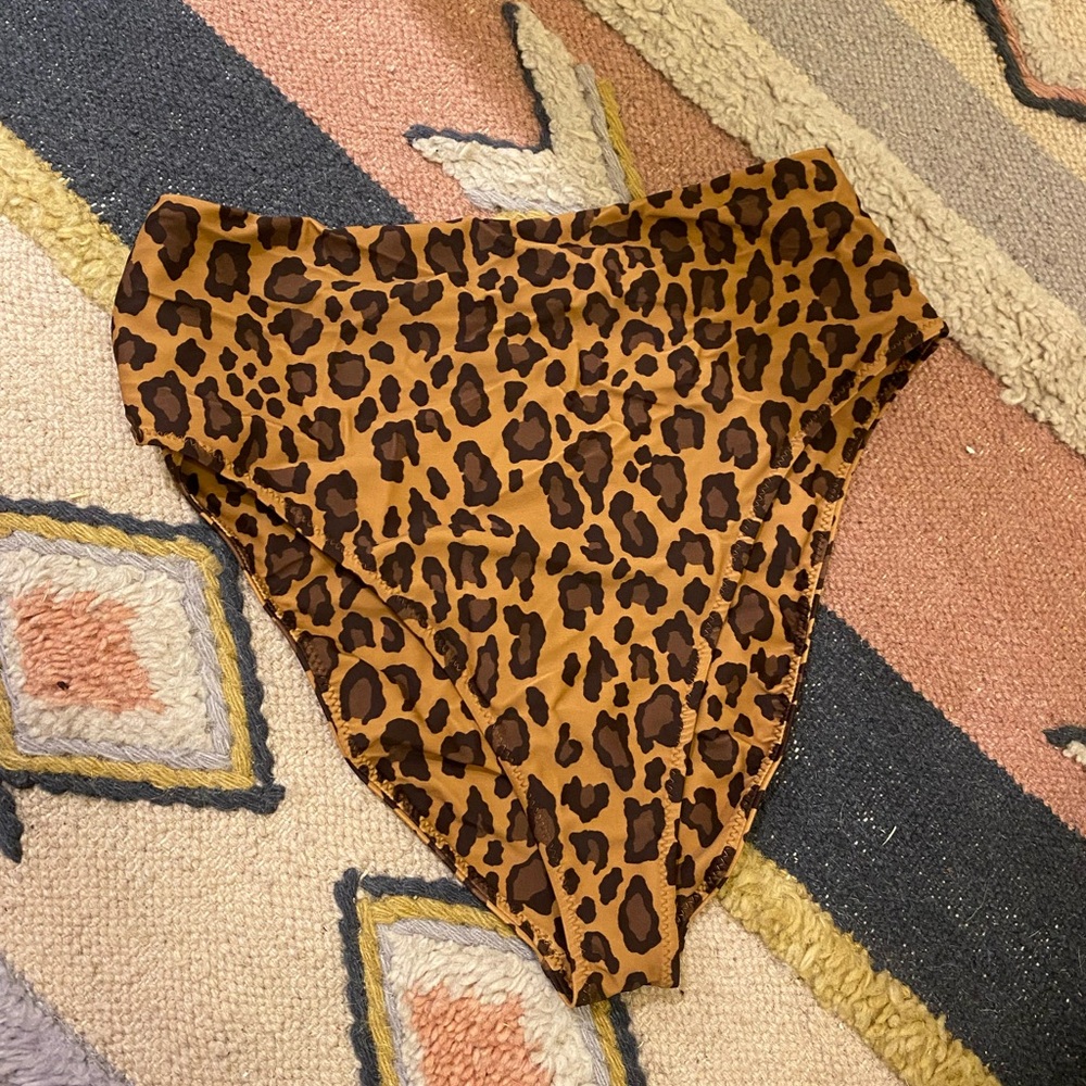 Mumu Large Swim Bottoms Cheetah